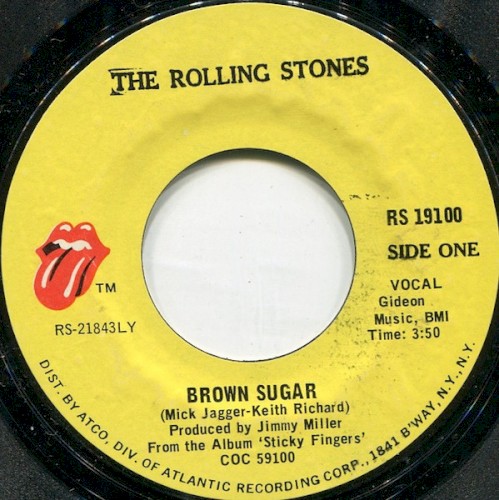 Pochette de Brown Sugar / Bitch par The Rolling Stones (single)