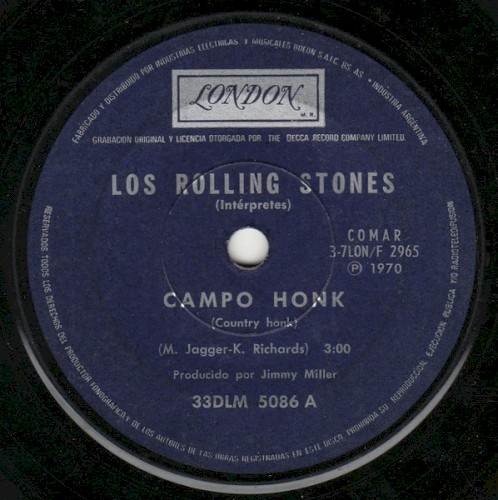 Pochette de Campo Honk / Deambulador Nocturno par The Rolling Stones (single)