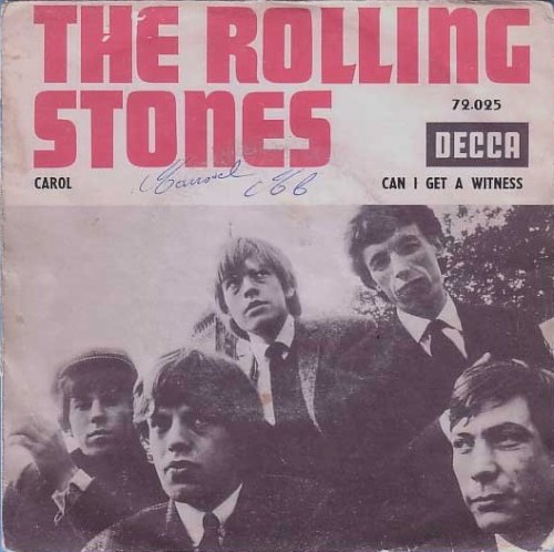 Portada del sencillo Carol / Can I Get a Witness de The Rolling Stones