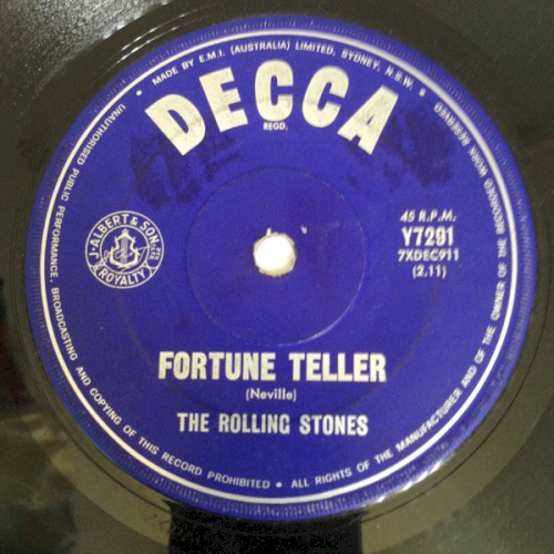 The Rolling Stones 的 Fortune Teller / Sad Day 单曲封面
