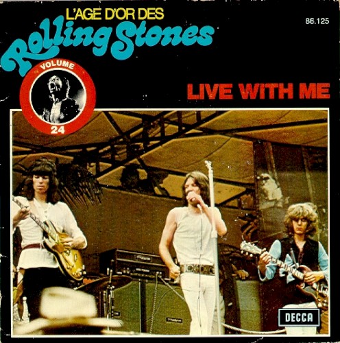 The Rolling Stones 的 Live With Me / Let It Bleed 單曲 封面