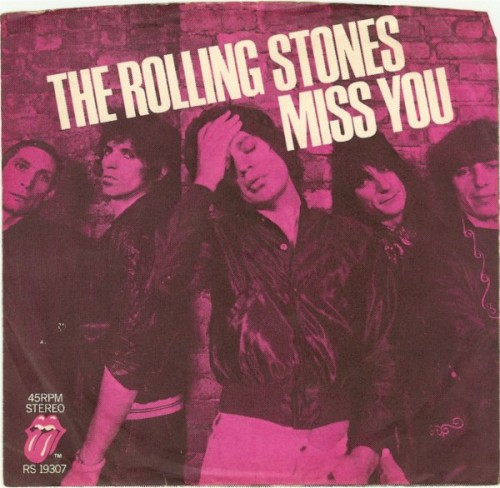 The Rolling Stones 的 Miss You 單曲 封面
