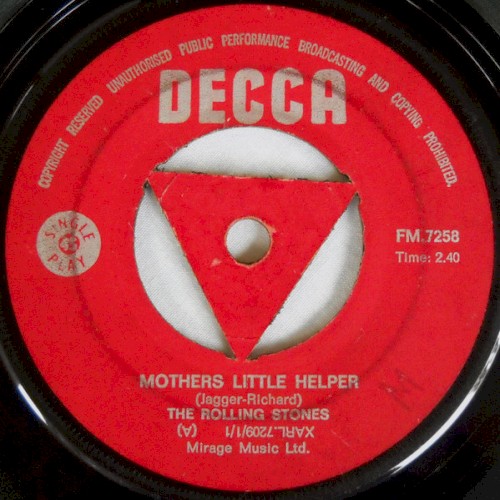 The Rolling Stones 的 Mothers Little Helper / Out of Time 單曲 封面