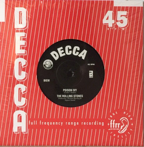Portada del sencillo Poison Ivy / Fortune Teller de The Rolling Stones