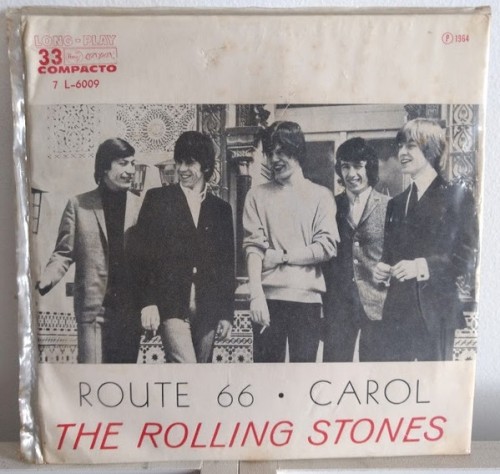 Route 66 / Carol by The Rolling Stones single cover art