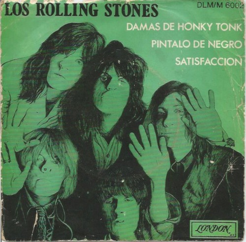 Portada del EP Satisfacción de The Rolling Stones