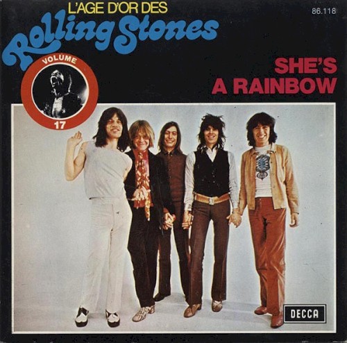 She’s a Rainbow / Citadel by The Rolling Stones single cover art
