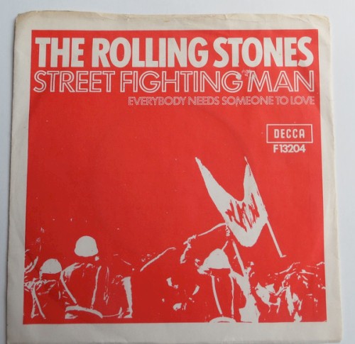 The Rolling Stones 的 Street Fighting Man / Everybody Needs Someone to Love 單曲 封面