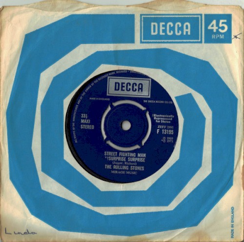 Portada del EP Street Fighting Man de The Rolling Stones