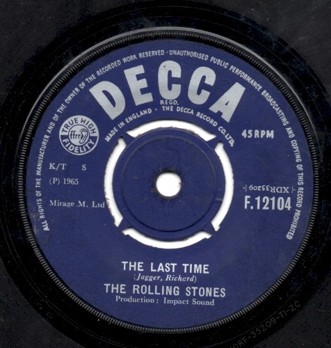 The Rolling Stones 的 The Last Time / Play With Fire 单曲封面