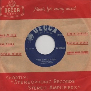 The Rolling Stones 的 The Last Time / Time Is on My Side 單曲 封面