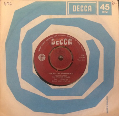 Cover-Artwork für die Single Under the Boardwalk / Time Is on My Side von The Rolling Stones
