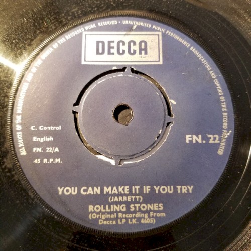 Portada del sencillo You Can Make It If You Try / Walking the Dog de The Rolling Stones