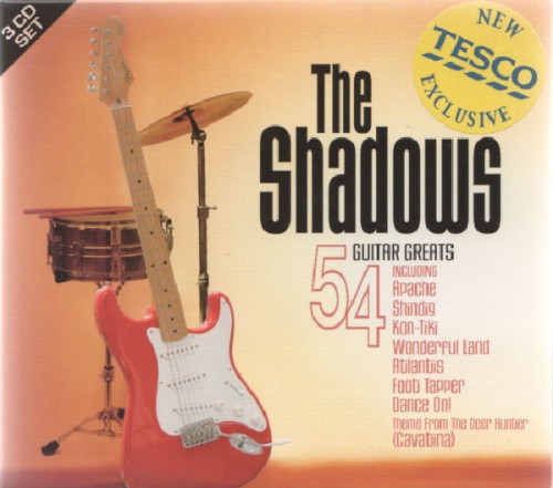 54 Guitar Greats by The Shadows album cover art