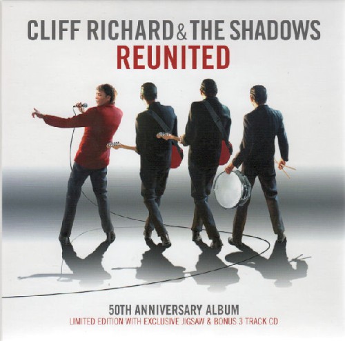 Reunited: 50th Anniversary by The Shadows album cover art