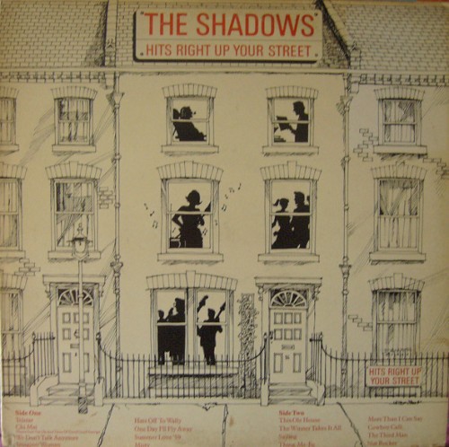 Hits Right Up Your Street by The Shadows album cover art
