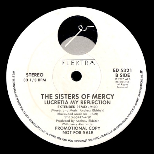 The Sisters of Mercy 的 Lucretia My Reflection 單曲 封面