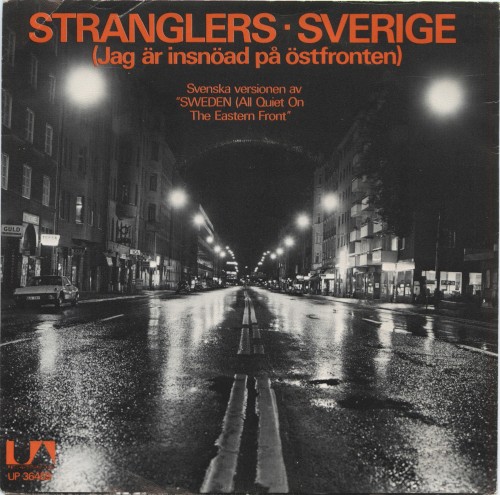 Sverige by The Stranglers single cover art