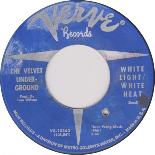 Portada del sencillo White Light/White Heat de The Velvet Underground