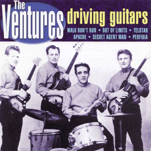 Cover-Artwork für das Album Driving Guitars von The Ventures