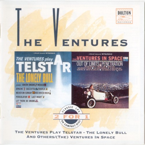 The Ventures 的 The Ventures Play “Telstar”, “The Lonely Bull” and Others / (The) Ventures in Space 专辑封面