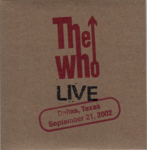 2002‐09‐21: American Airlines Center, Dallas, TX, USA by The Who album cover art