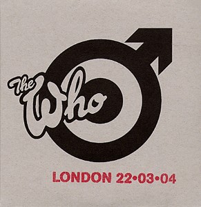 Portada del álbum London 22·03·04 de The Who