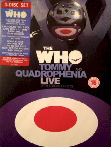 Portada del álbum Tommy and Quadrophenia Live With Special Guests de The Who