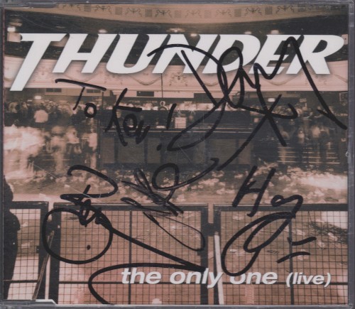 Pochette de The Only One par Thunder (single)
