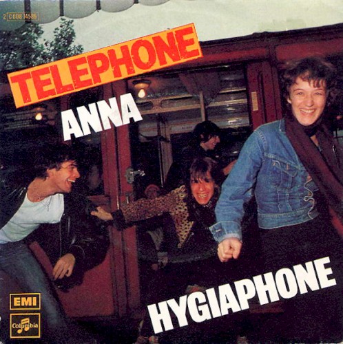 Portada del sencillo Anna / Hygiaphone de Téléphone