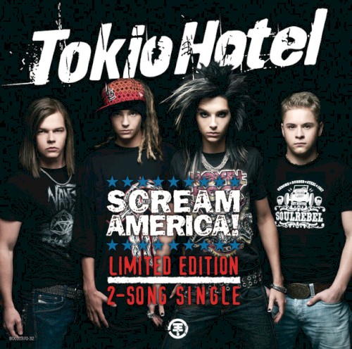 Portada del sencillo SCREAM AMERICA! de Tokio Hotel