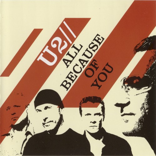 Pochette de All Because of You par U2 (single)