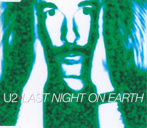 Last Night on Earth by U2 single cover art