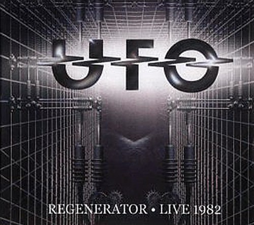Regenerator: Live 1982 by UFO album cover art