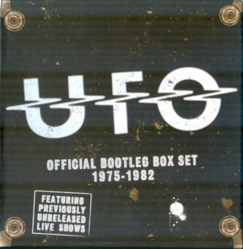 Official Bootleg Box Set 1975–1982 by UFO album cover art