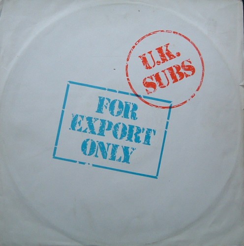 Portada del EP For Export Only de UK Subs