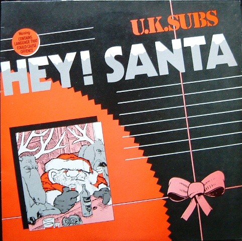 Cover-Artwork für die EP Hey! Santa von UK Subs