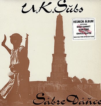 Sabre Dance by UK Subs EP cover art