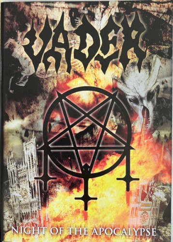 Portada del álbum Night of the Apocalypse de Vader