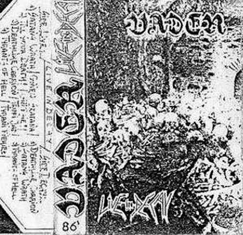 Portada del EP Live in Decay de Vader