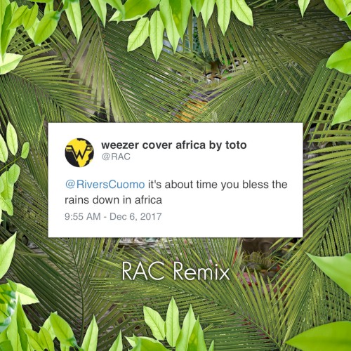 Cover-Artwork für die Single Africa (RAC remix) von Weezer