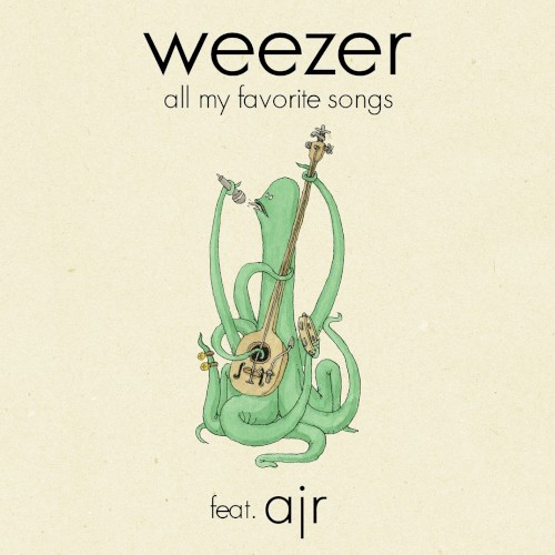 All My Favorite Songs by Weezer single cover art