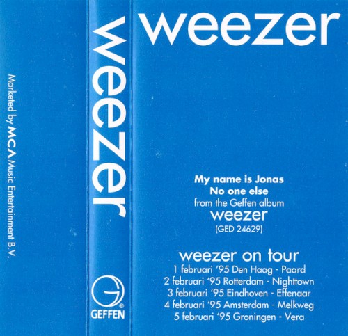 My Name Is Jonas by Weezer single cover art