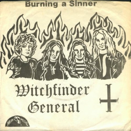 Witchfinder General 的 Burning a Sinner 单曲封面