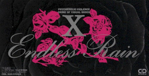 ENDLESS RAIN by X Japan single cover art