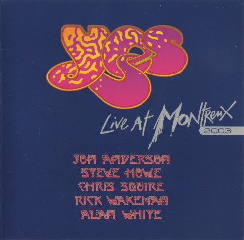 Live at Montreux 2003 by Yes album cover art