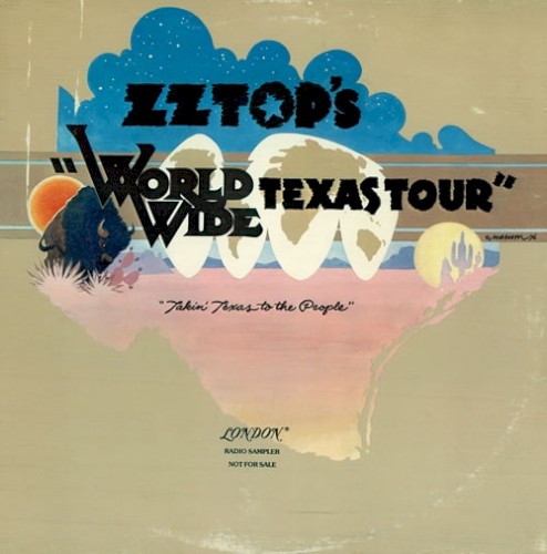 ZZ Top’s Worldwide Texas Tour by ZZ Top album cover art