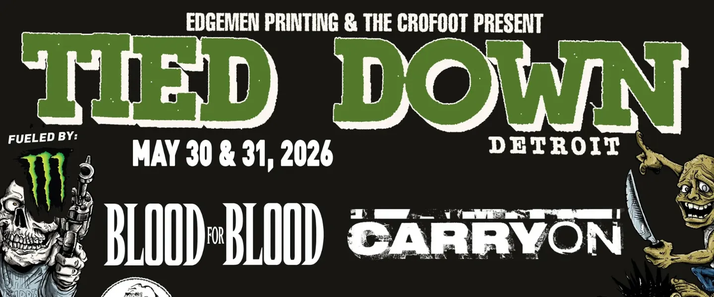 Tied Down Detroit 2026 festival banner image